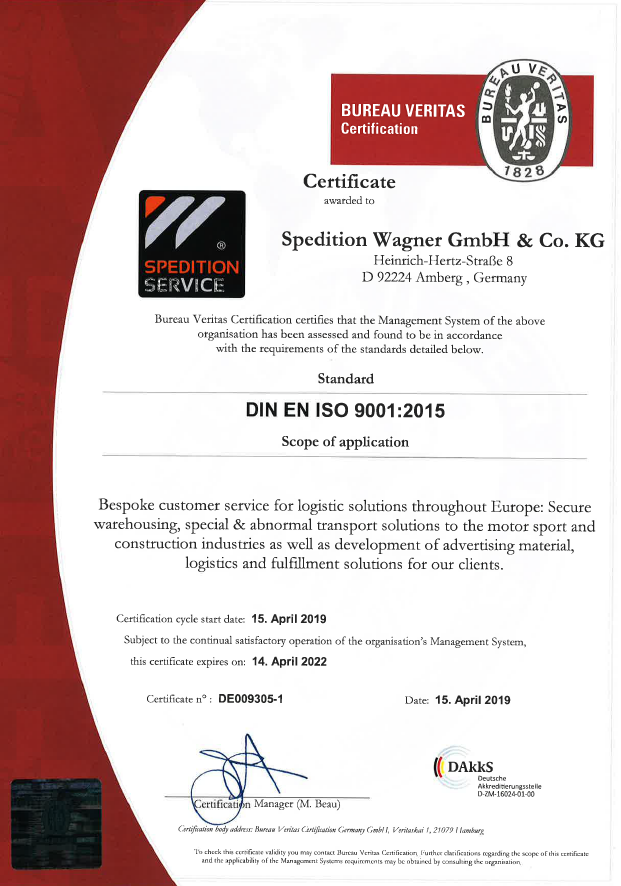 DIN EN ISO 9001 2015